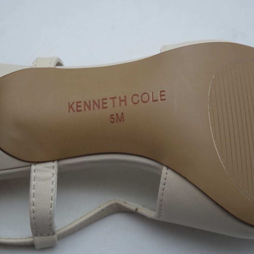 NEW Kenneth Cole Martha Slingback Pumps Heels Women's 5 Tan Beige - Picture 11 of 11
